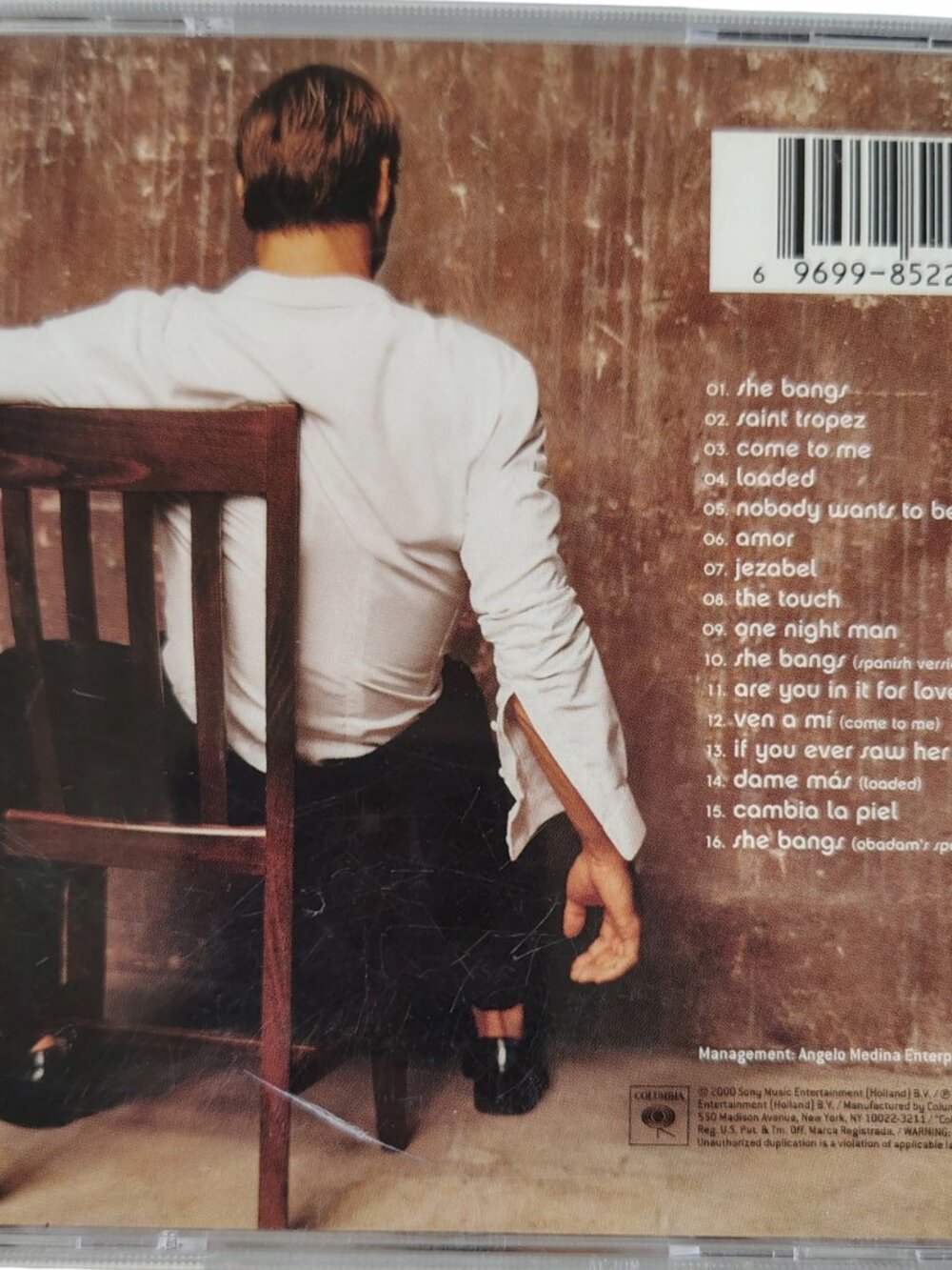 (2000) Ricky Martin - Sound Loaded Music Album CD - Picture 2 of 4